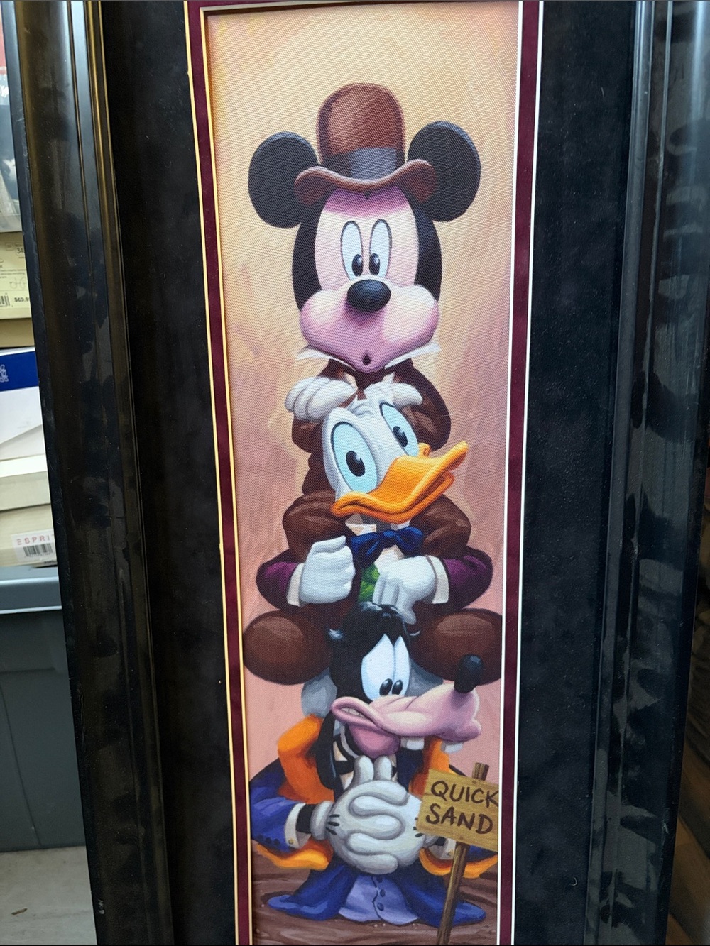 Disney haunted mansion stretching room canvases
